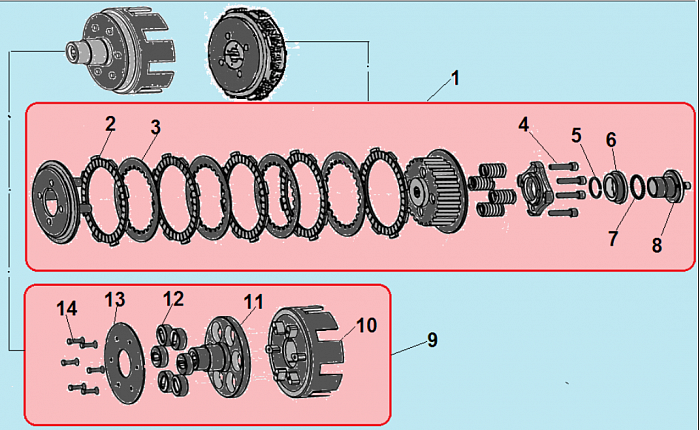 3 РЕДУКТОР - ШЕСТЕРНИ МОТОБЛОК CHAMPION DC1163E